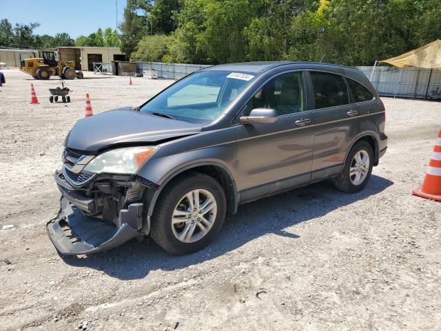 5J6RE3H75AL020346 - 2010 HONDA CR-V EXL GRAY photo 1