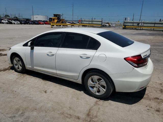19XFB2F59DE015211 - 2013 HONDA CIVIC LX თეთრი ფოტო 2