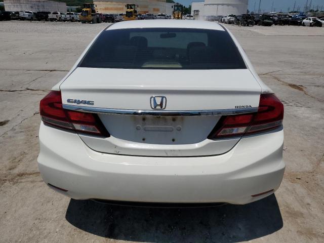 19XFB2F59DE015211 - 2013 HONDA CIVIC LX თეთრი ფოტო 6