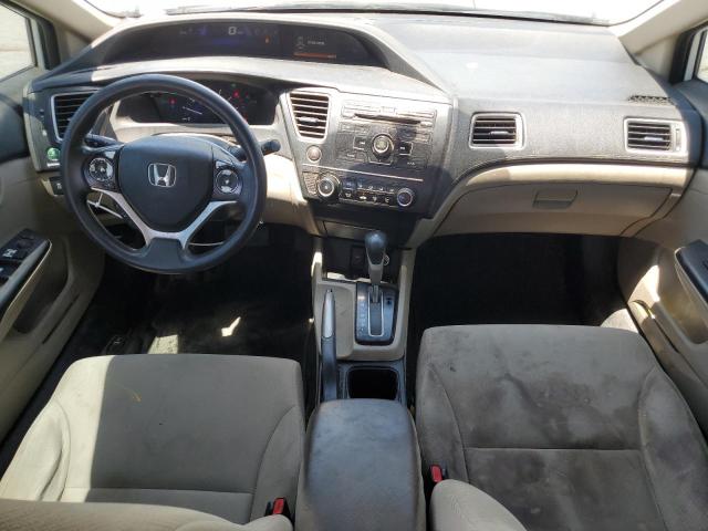 19XFB2F59DE015211 - 2013 HONDA CIVIC LX თეთრი ფოტო 8