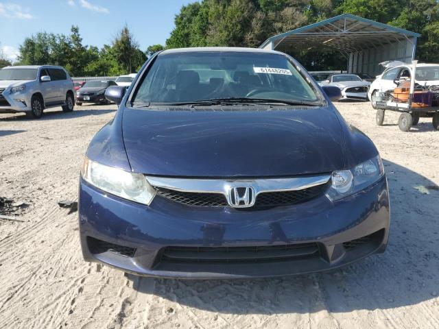 2HGFA16669H511005 - 2009 HONDA CIVIC LX-S Mavi fotoğraf 5
