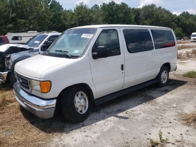 1FBNE31L63HB62095 - 2003 FORD ECONOLINE E350 SUPER DUTY WAGON WHITE photo 1