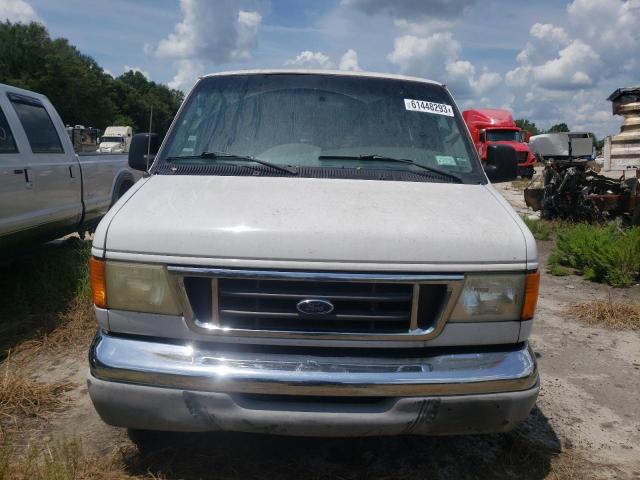 1FBNE31L63HB62095 - 2003 FORD ECONOLINE E350 SUPER DUTY WAGON WHITE photo 5