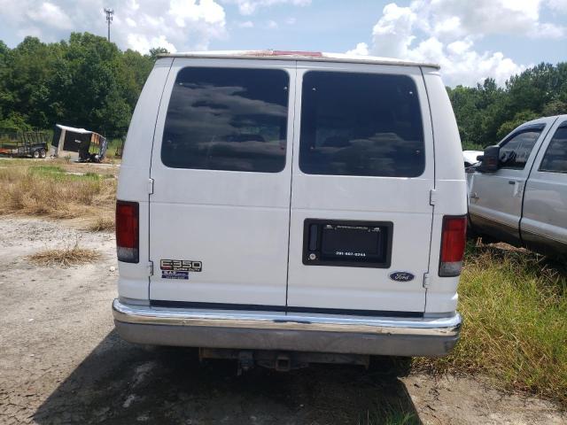 1FBNE31L63HB62095 - 2003 FORD ECONOLINE E350 SUPER DUTY WAGON WHITE photo 6