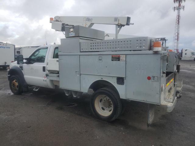 1FD4F46Y28EA84286 - 2008 FORD F450 SUPER DUTY WHITE photo 2