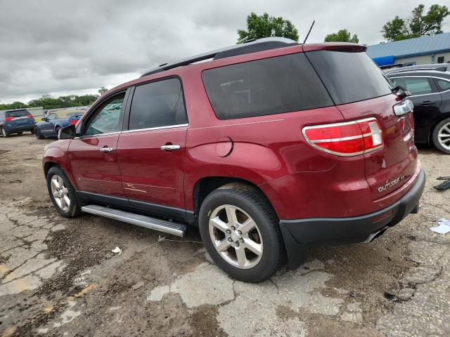 5GZER33758J304211 - 2008 SATURN OUTLOOK XR ბურგუნდია ფოტო 2
