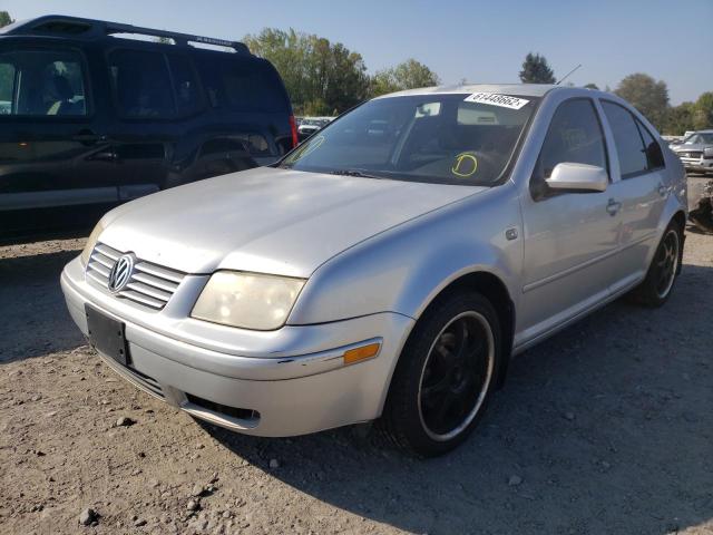 3VWSB69M21M088475 - 2001 VOLKSWAGEN JETTA GLS SILVER photo 2