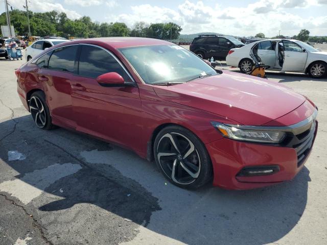 1HGCV1F38KA055784 - 2019 HONDA ACCORD SPORT Rouge photo 4