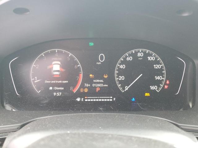 2HGFE2F52SH517827 - 2025 HONDA CIVIC SPORT GRAY photo 9