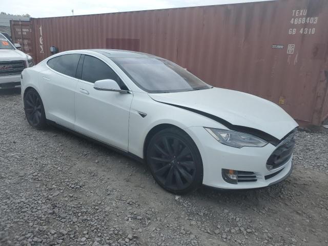 5YJSA1DP1DFP10079 - 2013 TESLA MODEL S WHITE photo 4