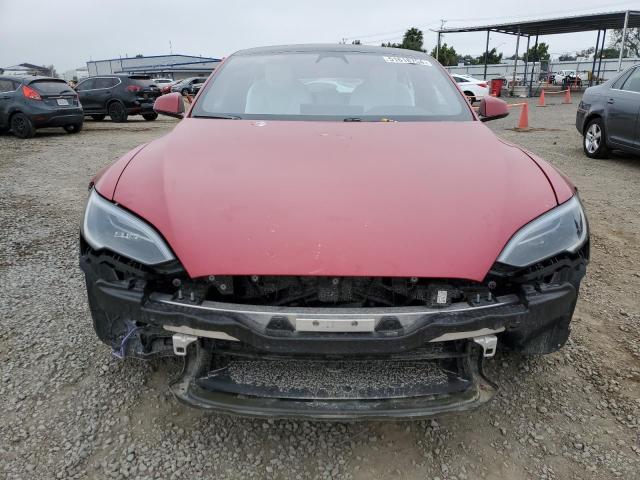 5YJSA1E54PF498960 - 2023 TESLA MODEL S RED photo 5