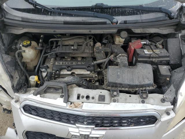 KL8CD6S92EC519663 - 2014 CHEVROLET SPARK 1LT SILVER photo 11