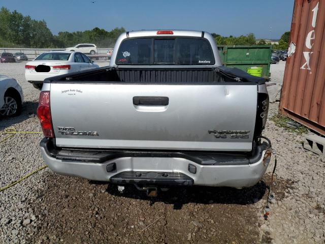 3TMKU72N07M013580 - 2007 TOYOTA TACOMA DOUBLE CAB PRERUNNER LONG BED SILVER photo 6