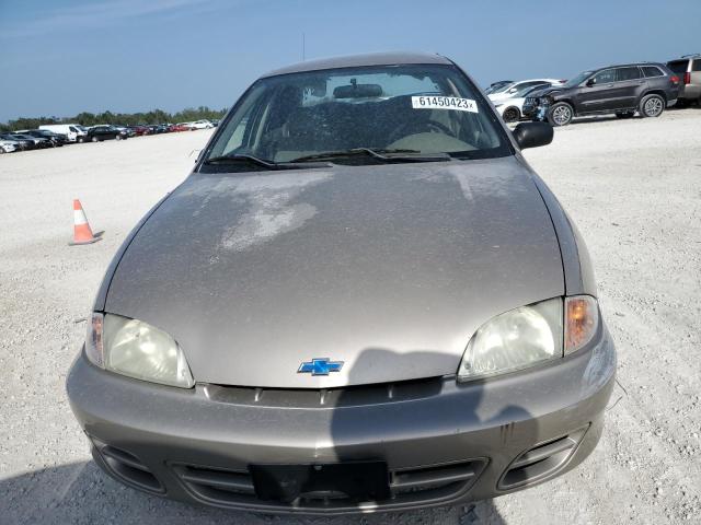 1G1JC524527332821 - 2002 CHEVROLET CAVALIER BASE TAN photo 5