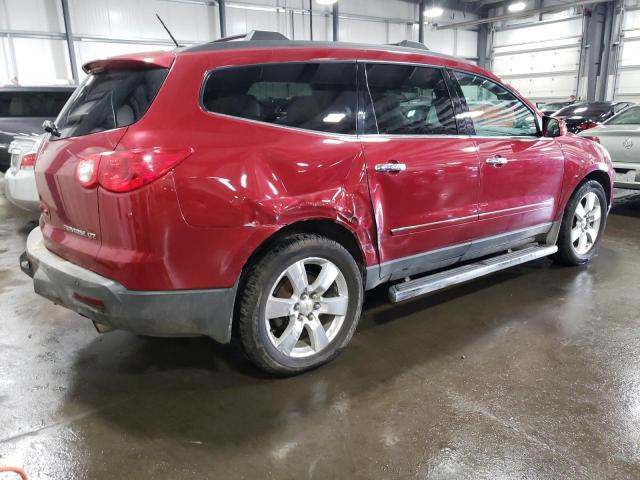 1GNKVLED4CJ329426 - 2012 CHEVROLET TRAVERSE LTZ RED photo 3