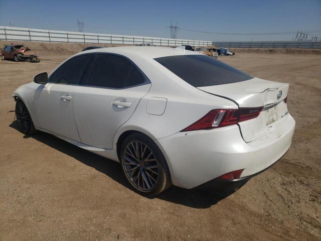 JTHCF1D24E5007166 - 2014 LEXUS IS 250 WHITE photo 2