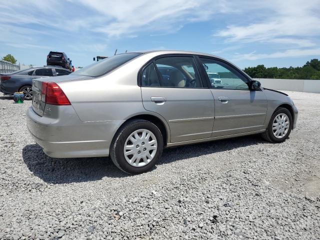 1HGES16515L023190 - 2005 HONDA CIVIC LX TAN photo 3