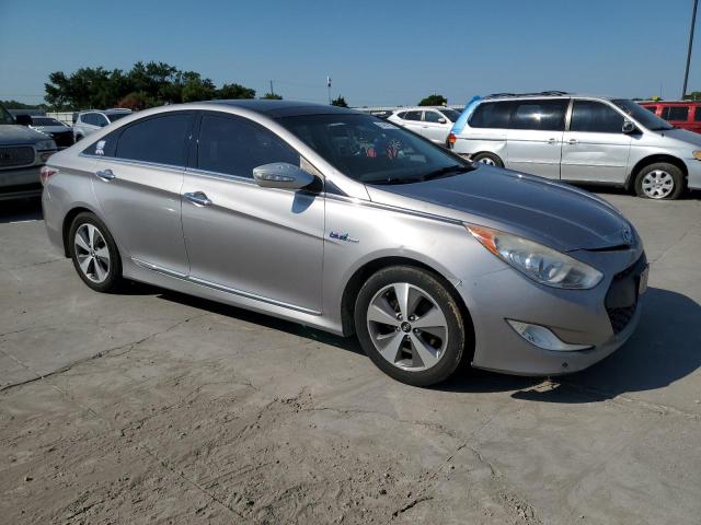 KMHEC4A46BA007713 - 2011 HYUNDAI SONATA HYBRID SILVER photo 4