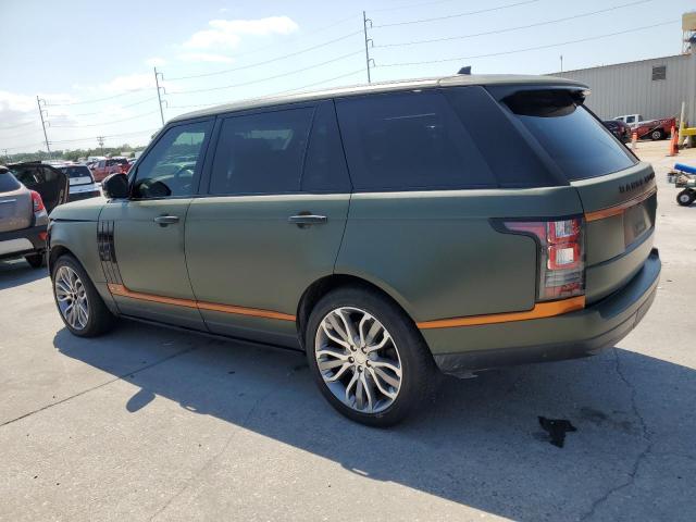 SALGV3EF2GA249475 - 2016 LAND ROVER RANGE ROVE AUTOBIOGRAPHY GREEN photo 2