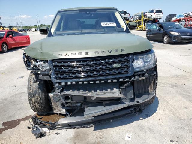 SALGV3EF2GA249475 - 2016 LAND ROVER RANGE ROVE AUTOBIOGRAPHY GREEN photo 5