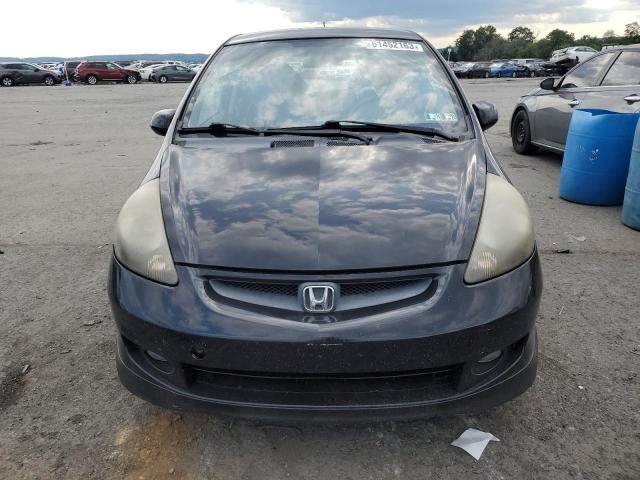 JHMGD38688S016393 - 2008 HONDA FIT SPORT BLACK photo 5