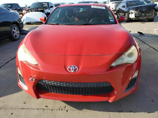 JF1ZNAA19D1704225 - 2013 TOYOTA SCION FR-S 红色 照片 5