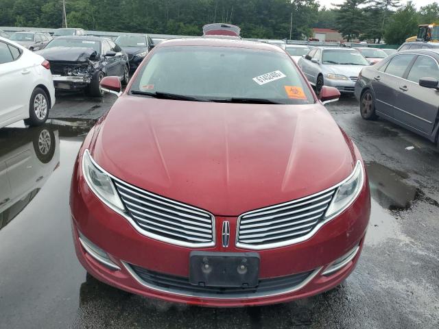3LN6L2JK7GR623876 - 2016 LINCOLN MKZ RED photo 5