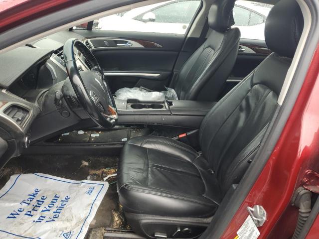 3LN6L2JK7GR623876 - 2016 LINCOLN MKZ RED photo 7