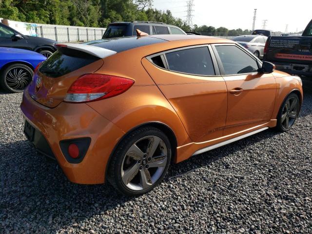 KMHTC6AE3FU228766 - 2015 HYUNDAI VELOSTER TURBO ORANGE photo 3