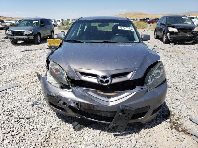 JM1BK343281776192 - 2008 MAZDA 3 HATCHBACK GRAY photo 5