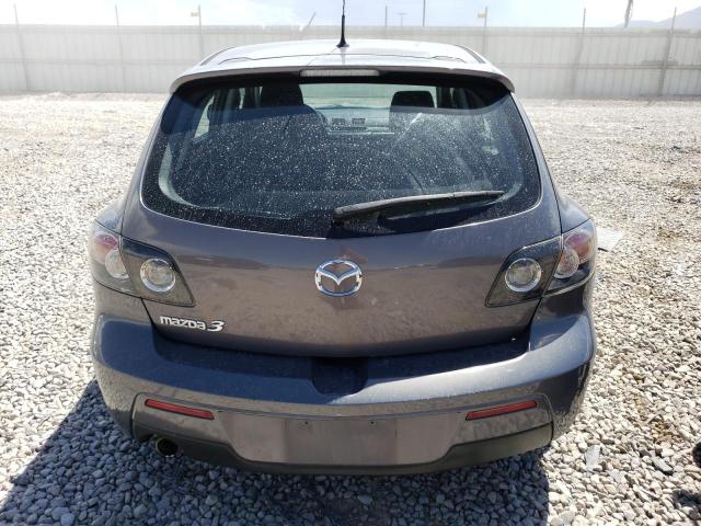 JM1BK343281776192 - 2008 MAZDA 3 HATCHBACK GRAY photo 6