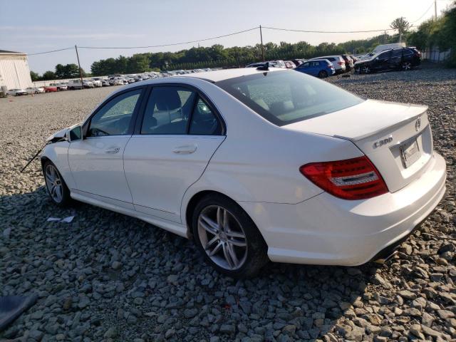 WDDGF8AB3ER302659 - 2014 MERCEDES-BENZ C 300 4MATIC WHITE photo 2