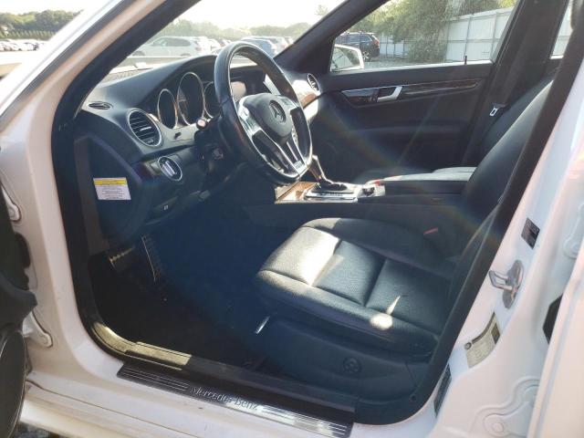 WDDGF8AB3ER302659 - 2014 MERCEDES-BENZ C 300 4MATIC WHITE photo 7