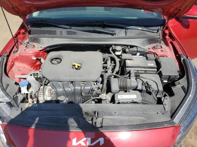 KNAF55AC0N5141451 - 2022 KIA FORTE EX წითელი ფოტო 11