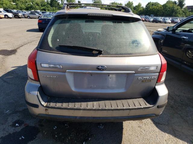 4S4BP61C587336323 - 2008 SUBARU OUTBACK 2.5I SILVER photo 6