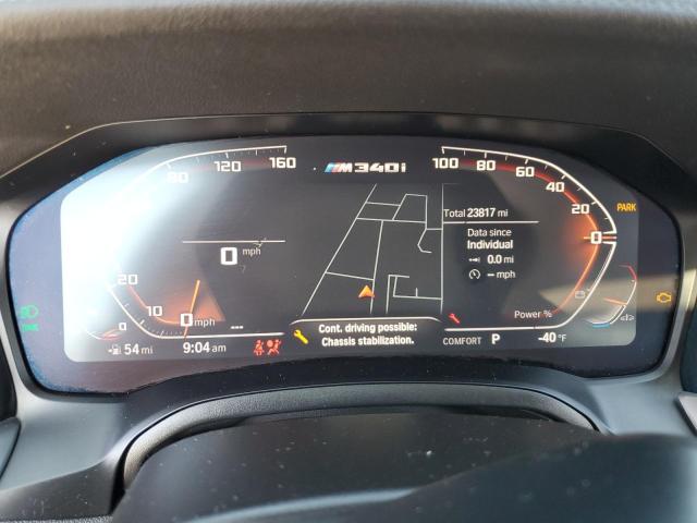 3MW5U7J07M8B52027 - 2021 BMW M340I BLACK photo 9