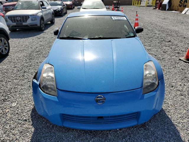 JN1AZ34DX3T102291 - 2003 NISSAN 350Z COUPE BLUE photo 5