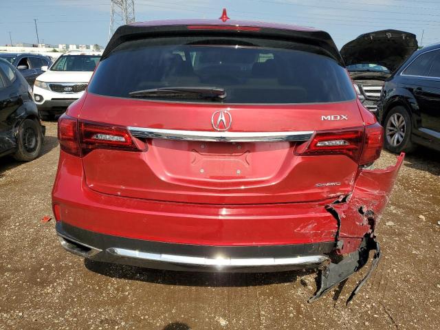 5J8YD4H51LL053115 - 2020 ACURA MDX TECHNOLOGY Rojo foto 6