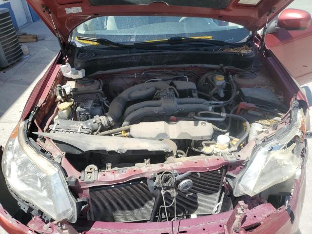 JF2SHADC0BH712025 - 2011 SUBARU FORESTER 2.5X PREMIUM RED photo 12
