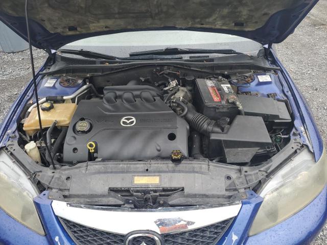 1YVFP84D545N94704 - 2004 MAZDA 6 S BLUE photo 11