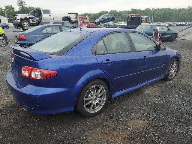 1YVFP84D545N94704 - 2004 MAZDA 6 S BLUE photo 3