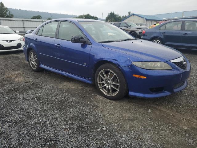 1YVFP84D545N94704 - 2004 MAZDA 6 S BLUE photo 4