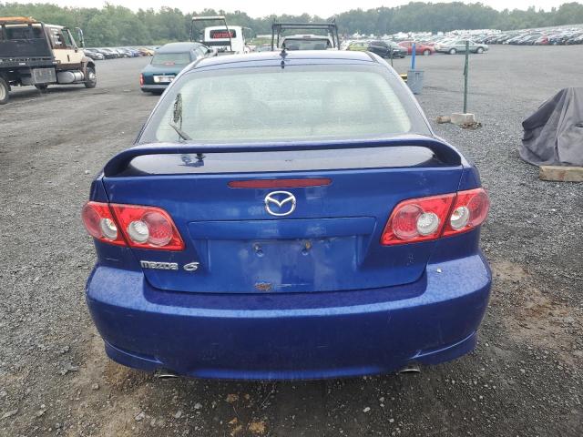 1YVFP84D545N94704 - 2004 MAZDA 6 S BLUE photo 6