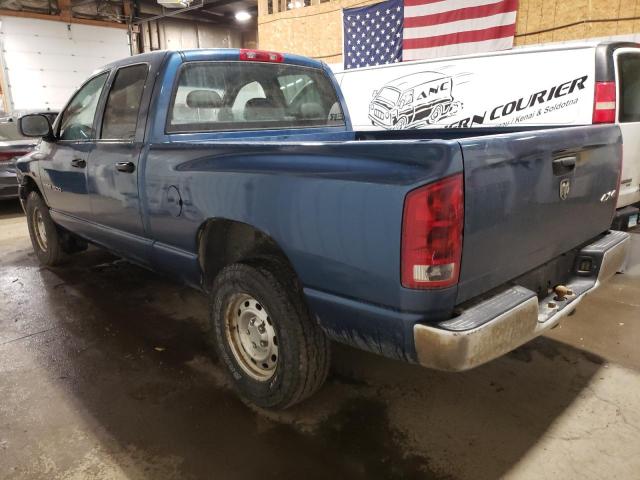 1D7HU18D75J554812 - 2005 DODGE RAM 1500 ST BLUE photo 2