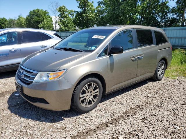 5FNRL5H68DB046638 - 2013 HONDA ODYSSEY EXL TAN photo 1