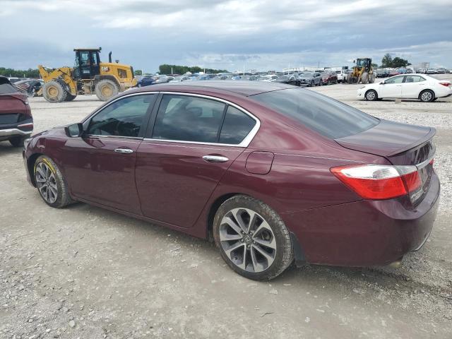 1HGCR2F51DA245456 - 2013 HONDA ACCORD SPORT წითელი ფოტო 2