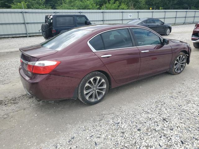 1HGCR2F51DA245456 - 2013 HONDA ACCORD SPORT წითელი ფოტო 3