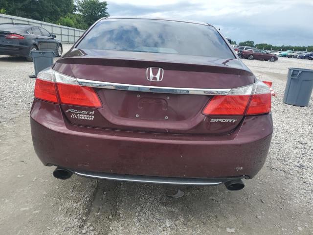 1HGCR2F51DA245456 - 2013 HONDA ACCORD SPORT წითელი ფოტო 6