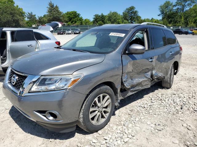 5N1AR2MN7FC618057 - 2015 NISSAN PATHFINDER S GRAY photo 1