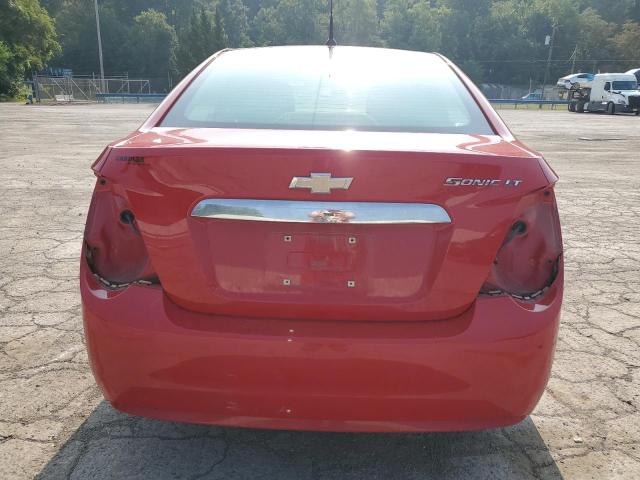 1G1JC5SH6D4232900 - 2013 CHEVROLET SONIC LT RED photo 6